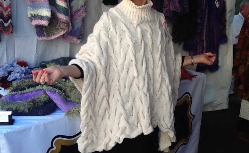 Cabled Poncho $175.00 USD
